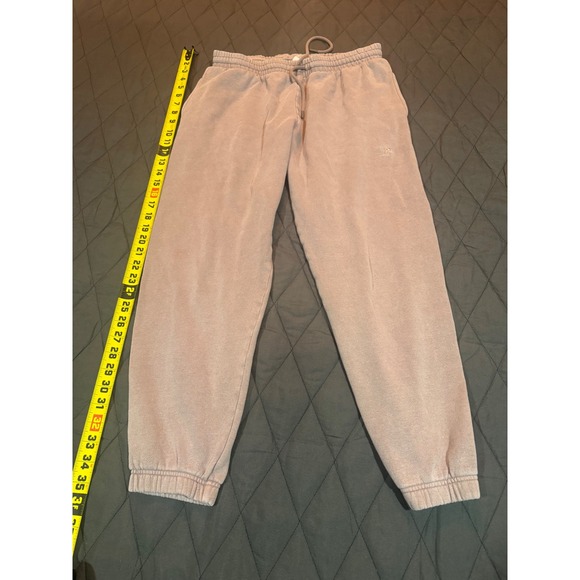 PINK Victoria's Secret Pants - Victorias Secret PINK Fleece Jogger Sweatpants Mauve Pink Small High Rise Pocket